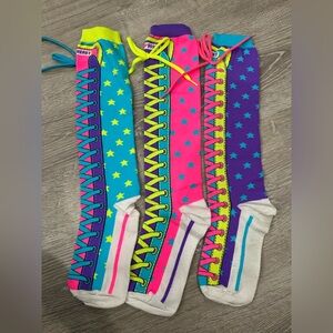 Colorful Star Patterned Kids Socks